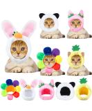 Fun Cat Hat & Cute Rabbit Ears Costume for Cats and Small Dogs Perfect Party Accessories for Kittens & Puppies - Buy Online on GoSupps.com