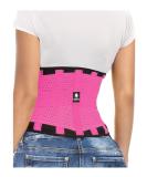 Tecnomed Back Brace for Men & Women - Relief for Back Pain Herniated Disc Sciatica & Scoliosis - Breathable Lower Back Belt for Weightlifting & Posture Correction - Pink Medium - Buy Online on GoSupps.com