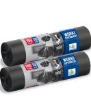 Large Garbage Bags 160L - Super Stark Advantage Pack (20 pcs) | 100% Recycled Durable & Eco-Friendly | 110x90cm 35 m | Ideal for Big Projects - Buy Online on GoSupps.com