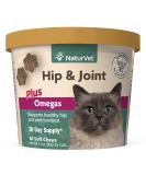 NaturVet Hemp Joint Health for Cats | 60 Soft Chews | Glucosamine & MSM | Omega-3 Support | Healthy Hips & Joints | 30 Day Supply - Buy Online on GoSupps.com