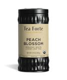 Tea Forte Peach Blossom Organic White Tea Canister | 3.53 oz Loose Leaf Tea | Makes 35-50 Cups - Buy Online on GoSupps.com