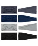 Shop Women s Elastic Wide Headbands - Perfect for Yoga & Workout | Headbands Color-B - Buy Online on GoSupps.com