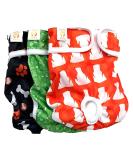 PETTING IS CARING Washable Dog Diapers - Reusable 3 Pack for Male & Female Dogs | Exclusive Design - Buy Online on GoSupps.com