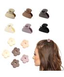 12Pcs Flower Hair Claw Clips - Nonslip Mini Claw Hair Accessories for Women and Girls (Random Color) - Buy Online on GoSupps.com