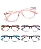 SIGVAN Ladies Reading Glasses Blue Light Blocking Spring Hinge Fashion Pattern Print Eyeglasses for Women Tortoiseshell 2.0 x - Buy Online on GoSupps.com