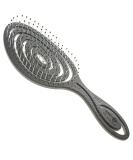 Head Jog 08 Paddle Brush with Flexible Soft Pin Bristles - Monochrome Collection Graphite - Buy Online on GoSupps.com