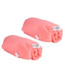 Noughty 97% Natural Pink Microfibre Hair Towel - Quick Absorption Reduces Breakage & Frizz Eco-Friendly Duo - Buy Online on GoSupps.com