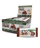 Keto Wise Fat Bombs | Chocolate with MCT Oil | Low Fat, Low Carb Snack | 7g Fat, 2g Net Carbs | Peanut Caramel Nougat | Pack of 16 - Buy Online on GoSupps.com