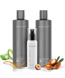 MOEHAIR Hair Guard Shampoo & Conditioner Set | 12oz & Hair Serum 3.38oz | Argan Oil & Ginseng | Hair Loss Treatment | Cruelty-Free Paraben & Sulfate-Free - Buy Online on GoSupps.com