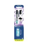Oral-B Pro-Flex Charcoal Manual Toothbrush - Medium 2 Count - Buy Online on GoSupps.com