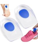 Sulpo Gel Heel Cushions - Silicone Inserts for Heel Spur Relief | Men's & Women's Gel Insoles (Size 40-46) - Ultimate Heel Protection - Buy Online on GoSupps.com
