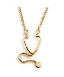Stainless Steel Stethoscope Necklace | Unique Nurse & Doctor Jewelry | Perfect Gift for Healthcare Professionals - Buy Online on GoSupps.com