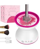 Ultra-Fast Electric Makeup Brush Cleaner & Dryer | Two Speeds USB Powered | Efficient Beauty Tool for Makeup Brush Sets White Rose - Buy Online on GoSupps.com