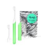 Buy Quip Sonic Toothbrush for Kids - Glow in the Dark Green Extra Brush Head Travel Cover Soft Bristles 3-Month Battery Life - Ships Worldwide - Buy Online on GoSupps.com