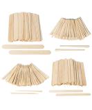 300Pcs Wooden Wax Sticks Applicator - Premium Waxing Spatulas for Eyebrows Face & Hair Removal | Versatile Wood Craft Sticks - Buy Online on GoSupps.com