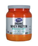 Now Foods Organic Whey Protein Unflavored 1 lb - Natural Sports Supplement - Buy Online on GoSupps.com
