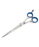 Deluxe 6 inch Professional Barber Scissors for Hair Cutting and Beard & Mustache Trimming - Includes Tension Adjuster & Carrying Case - Buy Online on GoSupps.com