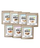 NomNoms | creamy nut butter protein bites all varieties organic vegan sweetened with organic erythritol - protein bar alternative bundle of 7 - Buy Online on GoSupps.com
