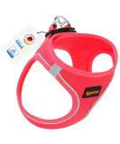Petex Dog Harness for Small & Medium Dogs | TUV Tested Made in Europe Reflective & Breathable Air Mesh | Neon Pink 2XS - Buy Online on GoSupps.com