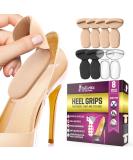 Extra Soft Heel Inserts - Self-Adhesive Heel Protectors for Men and Women - Add Comfort and Volume to Loose Shoes - Shock Absorbing Heel Pads - Multicolour (8 Pack) - Buy Online on GoSupps.com