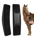 Tuofang 6-in-1 Multifunctional Horse Brush & Massage Comb for Effective Grooming - Black - Buy Online on GoSupps.com