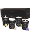 Soy Candles Gift Set for Women - Home Scented Candles with Essential Oils | Perfect Christmas & Birthday Gifts | 4x2.2oz Portable Travel Fragrances - Buy Online on GoSupps.com