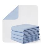 BHVESLL Washable Incontinence Bed Pad 36" x 38" 4 Pack Reusable Bed Pads Waterproof Bed Pad with Better Fluid Absorption Perfect for Kids BH-021 - Buy Online on GoSupps.com