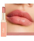 Oulac Nude Peach Lipstick - Moisture Shine Hydrating Lipstick & Tinted Lip Balm - Buy Online on GoSupps.com