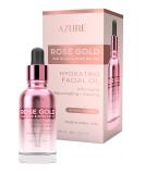 AZURE Rose Gold Hydrating Facial Oil | Anti Aging, Lifting & Firming | Reduces Wrinkles & Fine Lines | Calms & Revitalizes Skin | 50mL - Buy Online on GoSupps.com