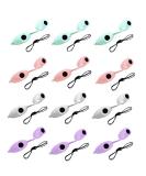 Super Sunnies Tanning Goggles - 12-Pack Flexible Assorted Pastel Colors - UV Eye Protection FDA Compliant Teal Coral Grey Lavender - Buy Online on GoSupps.com
