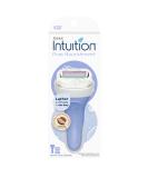 Schick Intuition Pure Nourishment Razors for Women | 1 Razor & 2 Intuition Razor Blades Refill with Organic Cocoa Butter - Buy Online on GoSupps.com