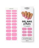 MOYOU LONDON Semi Cured Gel Nail Strips 20 Pc | Easy Apply & Remove Gel Wraps | Get 1 Free UV Lamp with 3 or More | Salon-Quality Manicure - Sweet Lips - Buy Online on GoSupps.com