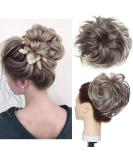 Tousled Updo Messy Bun Hair Extension Ponytail - Medium Brown to Bleach Blonde - Buy Online on GoSupps.com