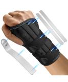 EVXVE Wrist Support Brace with Metal Splints - Relieve Carpal Tunnel, Tendinitis, Arthritis Pain - For Men and Women - Right Hand Splint for Night - Size L/XL - Buy Online on GoSupps.com
