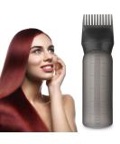 COMNICO Root Comb Applicator Bottle 6oz - Hair Color Dispenser Scalp Brush Cap - Portable Plastic Hair Dye Applicator with Graduated Scale (Black) - Buy Online on GoSupps.com