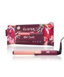 Glister Mini Curls Travel Curler with Pouch - Compact Clip Curling Wand for All Hair Types - Ideal for Boys & Girls - Apricot Plum - Buy Online on GoSupps.com