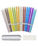 YEJAHY 20 PCS Ear Candles Wax Removal Kit - Natural Beeswax Ear Wax Remover with Drip Protectors & Cotton Swab | Colorful | Unblock Ears Safely - Buy Online on GoSupps.com