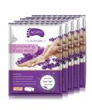 Foot Peel Mask 5-Pack - Exfoliating Foot Care for Baby Soft Skin - Repair Dry Cracked Feet & Calluses - Lavender Scented - Buy Online on GoSupps.com
