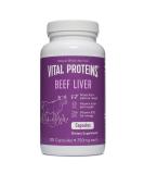 Vital Proteins Beef Liver 750mg | 120 Capsules - Nutrient-Dense Superfood Supplement - Buy Online on GoSupps.com
