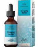 HERBAMAMA Organic Stinging Nettle Root Tincture - Urtica Dioica Herbal Drops - 2 fl oz Liquid Extract - Natural Supplement - Buy Online on GoSupps.com