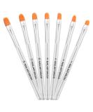 AvoDovA 7PCS Nail Art Brush Set for DIY Nails Design - Home Salon Nail Tips Acrylic UV Gel Painting Pen - Buy Online on GoSupps.com
