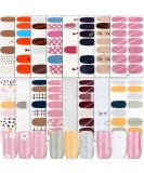 Glitter Purple Silver Floral Nail Stickers - 16 Sheets, Self-Adhesive Wraps for Women and Girls - Buy Online on GoSupps.com