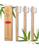 Denture Cleaner Brush - Eco-Friendly Bamboo Toothbrush for Safe Cleaning of Full & Partial Dentures - Buy Online on GoSupps.com