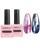 AIMEILI Nail Foil Glue Gel for Foil Stickers Nail Transfer Tips Nail Art Foils Self-Adhesive Foil Sticker Transfers Manicure Set with Adhesive Nail Art Foil Glue Gel UV LED Cure Needed 2 x 15ML - Buy Online on GoSupps.com
