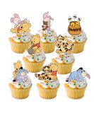 48CS Winnie Cupcake Toppers For Birthday Party Cupcake Decorations Baby Shower Decorations - Buy Online on GoSupps.com