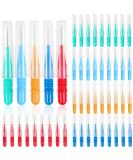 50 Interdental Brush Toothpicks - Oral Dental Hygiene Tool for Teeth Cleaning - Buy Online on GoSupps.com