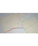 Organic Flannel Washable Baby Wipes - 8x8 Inches, 10 Pack Assorted Pastel Set - Buy Online on GoSupps.com