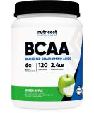Nutricost BCAA Powder 2:1:1 - Green Apple Flavor | 120 Servings | International Shipping Available - Buy Online on GoSupps.com