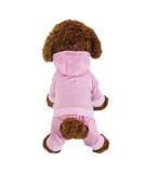 Lifewheel Pet Clothes - Warm Dog Jacket & Sweater for Small Dogs & Cats | Pink Hooded Winter Coat - Buy Online on GoSupps.com