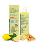 Buy Lemon Turmeric Kojic Acid Soap - Natural Face & Skin Cleanser with Vitamin C Shea Butter Collagen - 11.83 Fl Oz | International Shipping - Buy Online on GoSupps.com